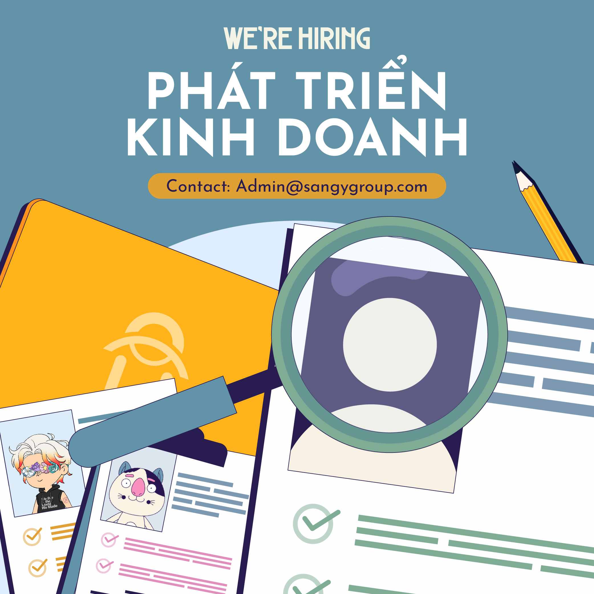 Calling all business brains with creative heart - we are hiring a Business development manager!